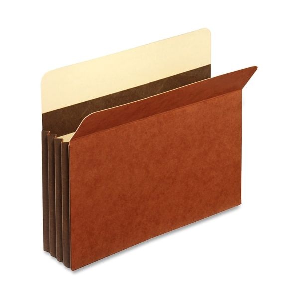 Pendaflex File Pockets, Heavy-Duty, Letter Size, 3 1/2" Expansion, Brown, Box Of 25