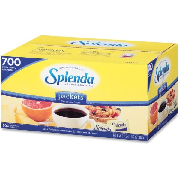 Splenda No-Calorie Sweetener Packets, Box Of 700 Packets