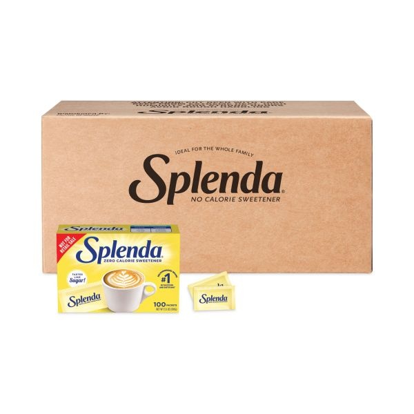 Splenda No Calorie Sweetener Packets, 0.035 Oz Packets, 1200 Carton
