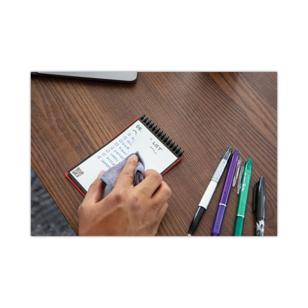 Rocketbook Mini Notepad, Midnight Blue Cover, Dot Grid Rule, 3 X 5.5, White, 24 Sheets
