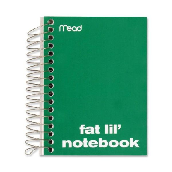 Mead Fat Lil' Wirebound Notebook, 4" X 5 1/2", 200 Sheets, Assorted Colors