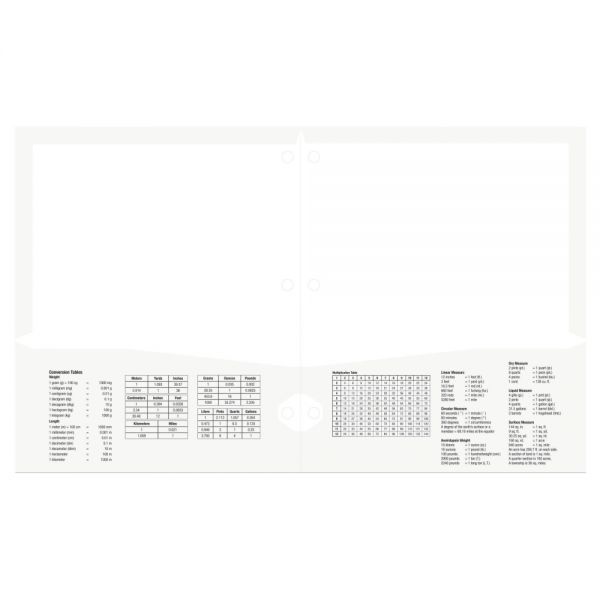 Stellar Laminated 2-Pocket Paper Folder, Letter Size, White