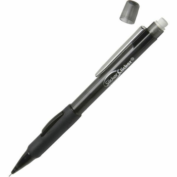 Skilcraft Slickerclicker Side-Advanced Mechanical Pencils, 0.5 Mm, Black Barrel, Pack Of 12 (Abilityone 7520-01-565-4872)
