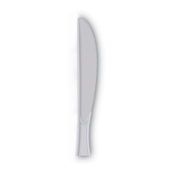 Dixie Heavy/Medium-Weight Knives, White, Pack Of 1,000