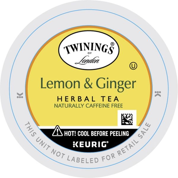 Twinings Of London Lemon & Ginger Herbal Tea K-Cup