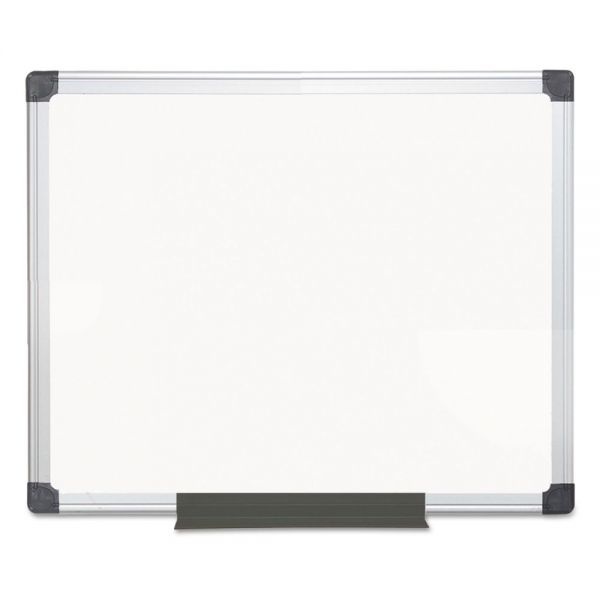 Mastervision Value Melamine Dry Erase Board, 24 X 36, White Surface, Silver Aluminum Frame