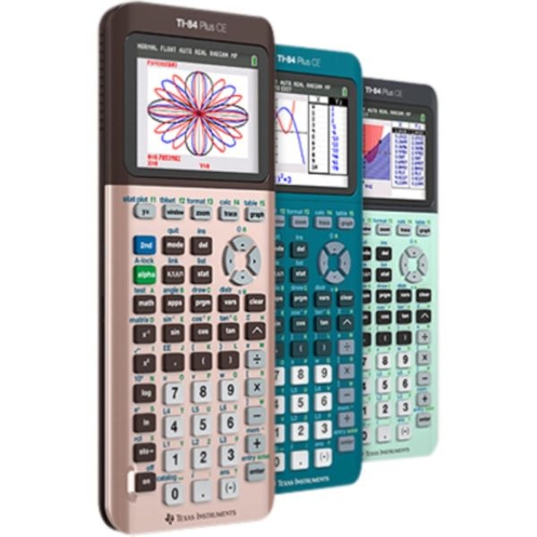 Texas Instruments Ti-84 Plus Ce Color Graphing Calculator, Rose Gold