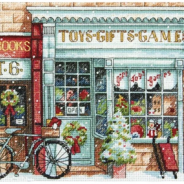 Dimensions Gold Petite Toy Shoppe Counted Cross Stitch Kit
