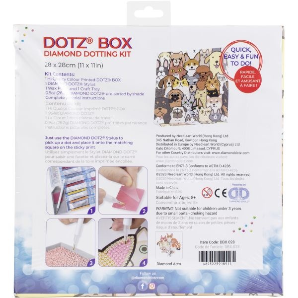 Diamond Dotz Diamond Art Box Kit 11"X11"