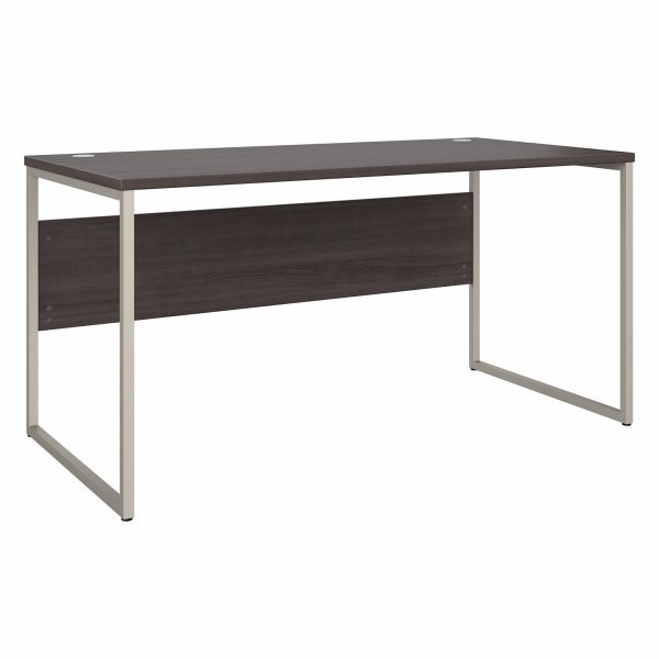 Bush Business Furniture Hybrid 60W X 30D Computer Table Desk With Metal Legs In Storm Gray