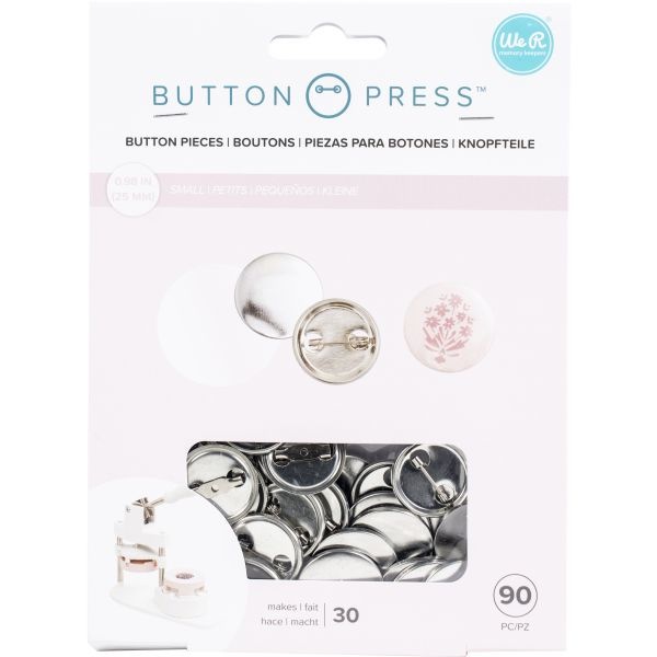 We R Memory Keepers Button Press Refill Pack 30/Pkg