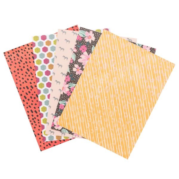 American Crafts Single-Sided Paper Pad 6"X8" 36/Pkg