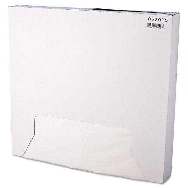 Bagcraft Grease-Resistant Paper Wraps And Liners, 15 X 16, White, 1,000/Box, 3 Boxes/Carton