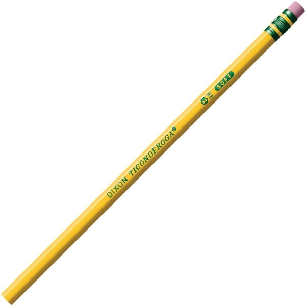 Ticonderoga Pencils, #2 Lead, Medium Soft, Pack Of 24