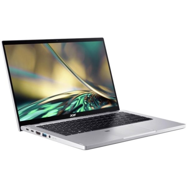Acer Spin 3 Sp314-55N Sp314-55N-510G 14" Touchscreen Convertible 2 In 1 Notebook - Full Hd - 1920 X 1080 - Intel Core I5 12Th Gen I5-1235U Deca-Core (10 Core) 1.30 Ghz - 8 Gb Total Ram - 512 Gb Ssd - Pure Silver