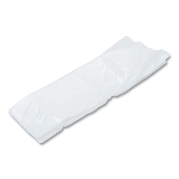 Amercareroyal Poly Apron, 28 X 46, One Size Fits All, White, 100/Pack, 10 Packs/Carton
