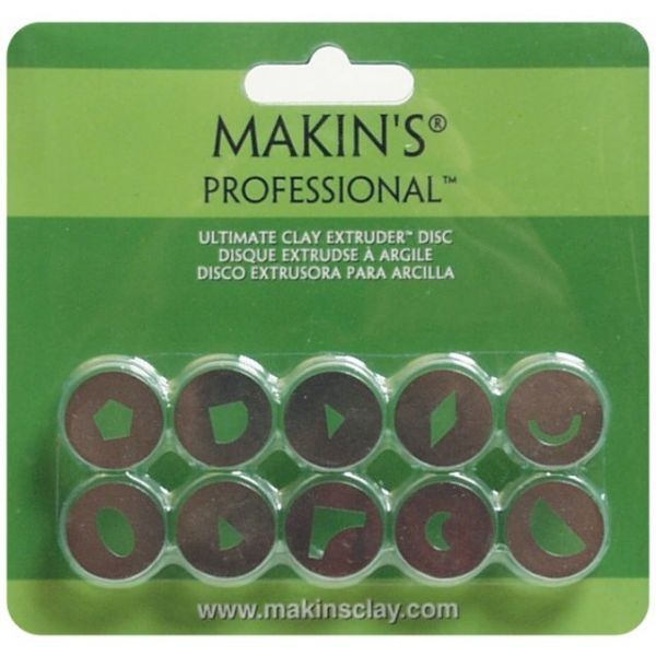 Makin's Professional Ultimate Clay Extruder Discs 10/Pkg