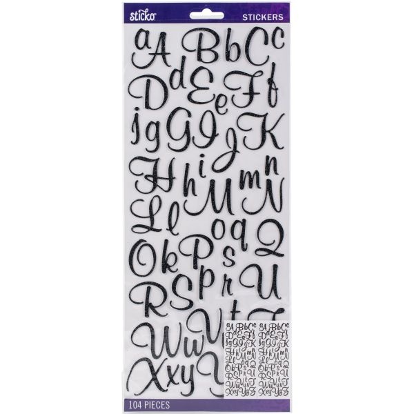 Sticko Alphabet Stickers 104/Pkg