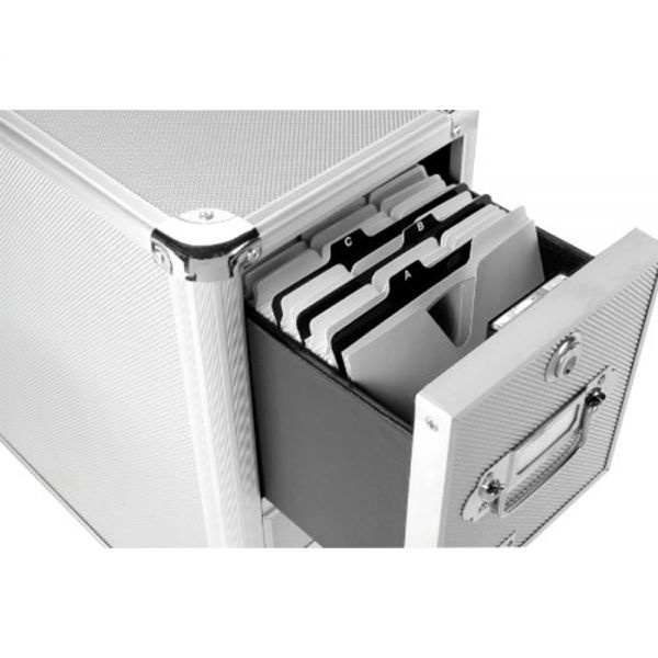 Vaultz Cd File Folders, 1 Disc Capacity, White, 100/Pack