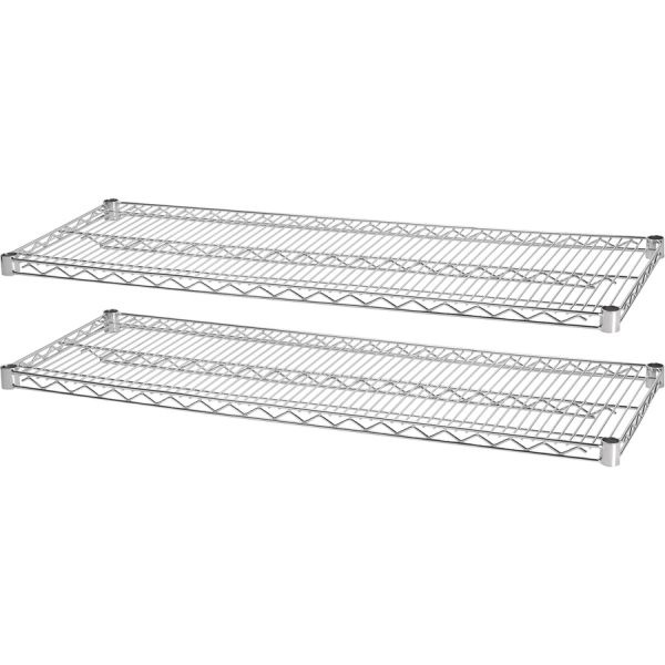 Lorell Industrial Wire Shelving Starter Extra Shelves