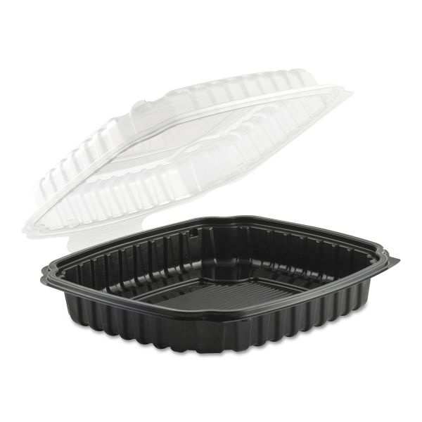 Anchor Packaging Culinary Basics Microwavable Container, 36 Oz, 9 X 9 X