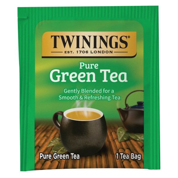 Twinings Of London Green Tea, 2 Oz, Carton Of 25