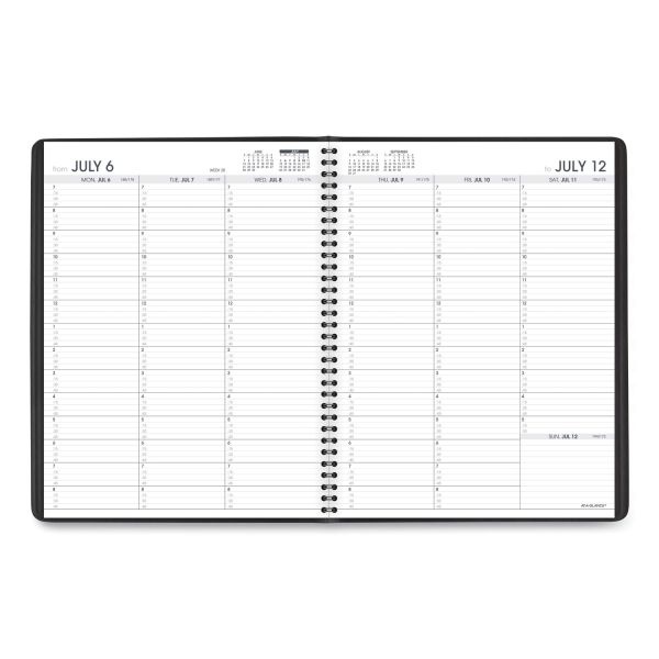 At-A-Glance Weekly Appointment Book, 11 X 8.25, Black Cover, 14-Month (July To Aug): 2023 To 2024
