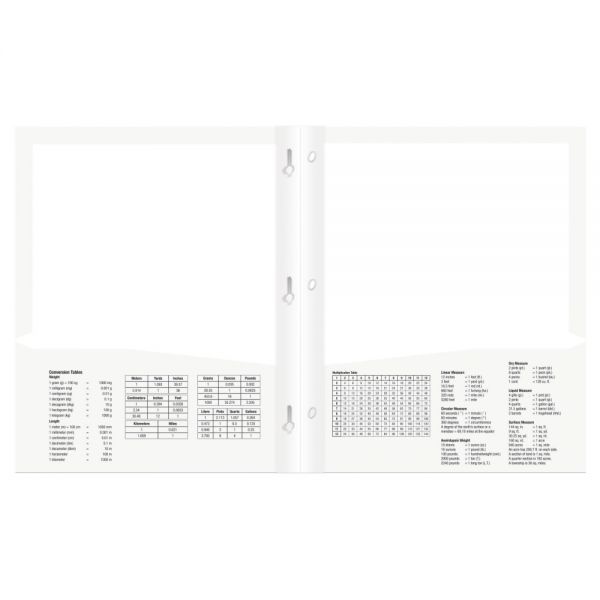 Stellar Laminated 3 Prong Paper Folder Letter Size White Stellar Laminated 3 Prong Paper Folder Letter Size White
