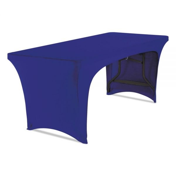 Iceberg Igear Fabric Table Cover, Open Design, Polyester/Spandex, 30" X 72", Blue