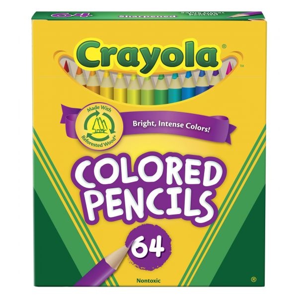 Crayola Colored Pencils, 64 Ct