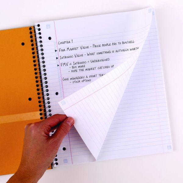 Mead Five Star Subject Spiral Notebook