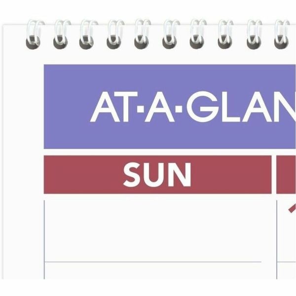 At-A-Glance Two-Month Wall Calendar, 22 X 29, White/Blue/Red Sheets, 12-Month (Jan To Dec): 2024