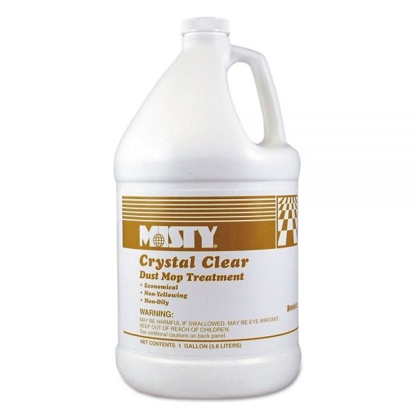 Misty Crystal Clear Dust Mop Treatment, Slightly Fruity Scent, 1 Gal Bottle