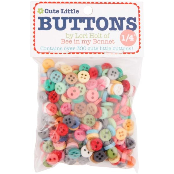 Riley Blake Cute Little Buttons Assortment 300/Pkg