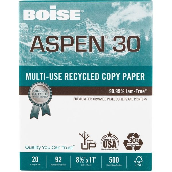 Multi-Use Printer & Copier Paper, Letter Size (8 1/2 x 11), 5000