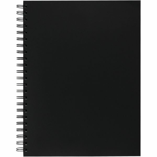 Pacon Ucreate Poly Cover Sketch Book, 43 Lb Cover Paper Stock, Black Cover, 75 Sheets Per Book, 12 X 9 Sheets