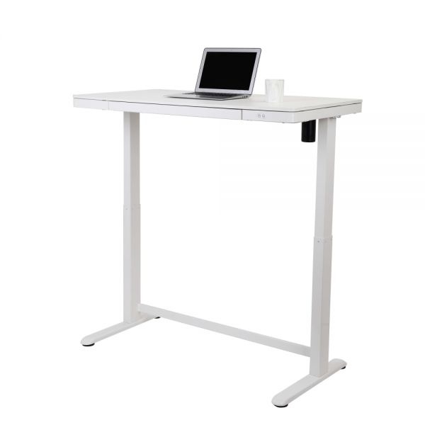 Realspace Electric Height-Adjustable Standing Desk, 48" White