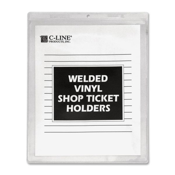 C-Line Vinyl Shop Seal Ticket Holders, 5" X 8", Box Of 50