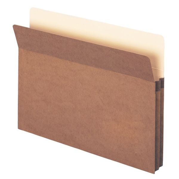 Smead Expanding File Pockets, 1 3/4" Expansion, 9 1/2" X 14 3/4", 30% Recycled, Redrope, Pack Of 25