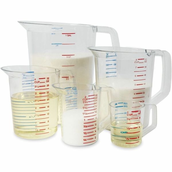 Rubbermaid Commercial Bouncer Measuring Cup, 32 Oz, Clear
