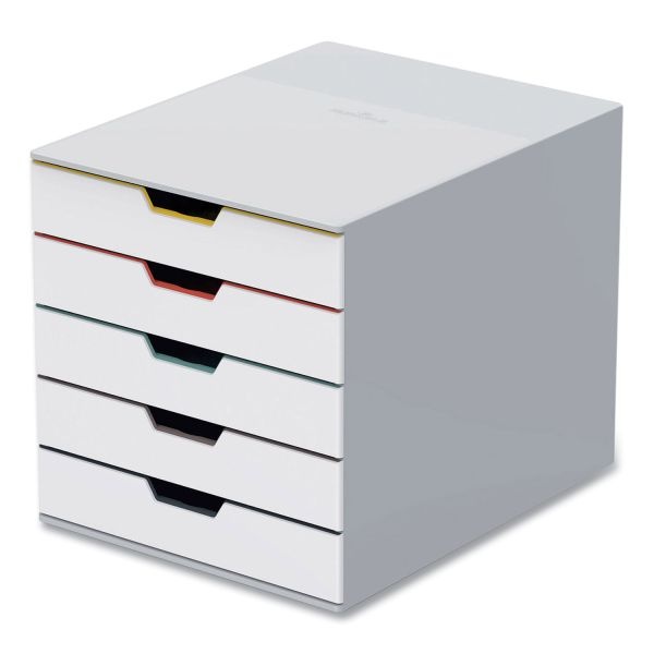 Durable Desktop Document Sorter, 5 Sections, For File Size A4 To C4, 11 X 14 X 11.5, Assorted Colors