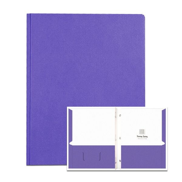Pockets&Prongs 11.75"X9.5" Purple 25/Box