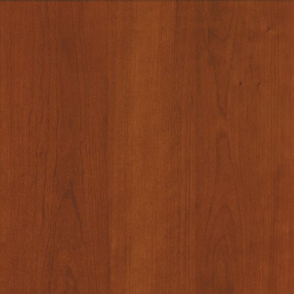 Hon 10700 Series Peninsula With End Panel, Wood Support Column, 60W X 30D X 29.5H, Cognac