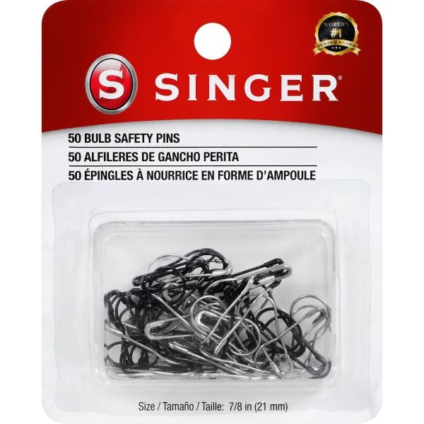 Singer Bulb Safety Pins