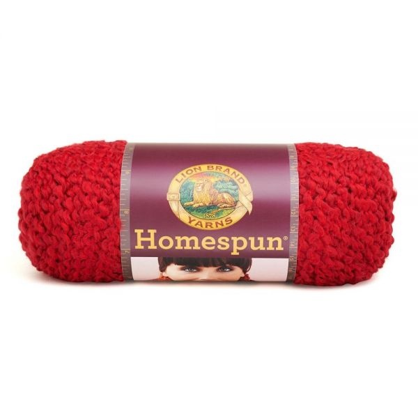 Lion Brand Homespun Yarn - Candy Apple