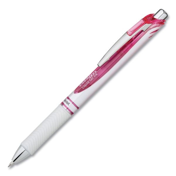Pentel Energel Rtx Gel Pen, Retractable, Medium 0.7 Mm, Three Assorted Ink And Barrel Colors, 3/Pack