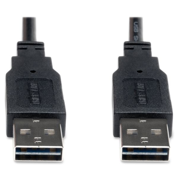 Tripp Lite By Eaton Universal Reversible Usb 2.0 Cable (Reversible A To Reversible A M/M) 10 Ft. (3.05 M)