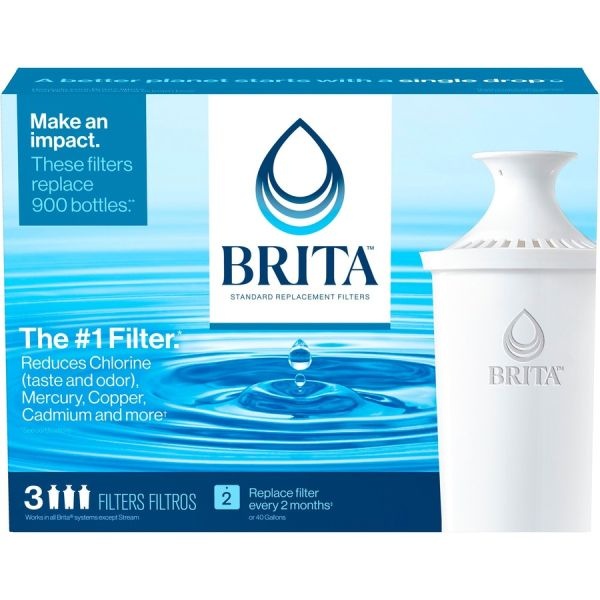 Brita Clorox Filter Value Pack For Brita Pitchers And Dispensers