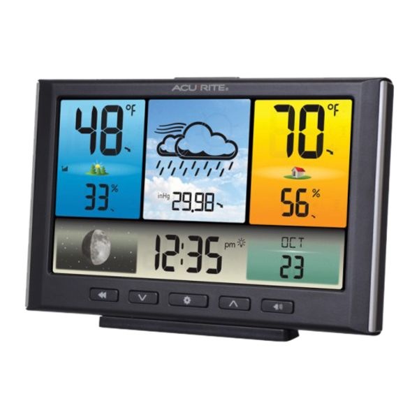 Acurite Digital Weather Station / Weather Clock With Color Display