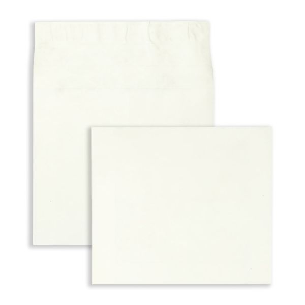 Quality Park Survivor Tyvek Expansion Envelopes, Open Side, 12" X 16" X 4", Self-Adhesive, White, Box Of 50